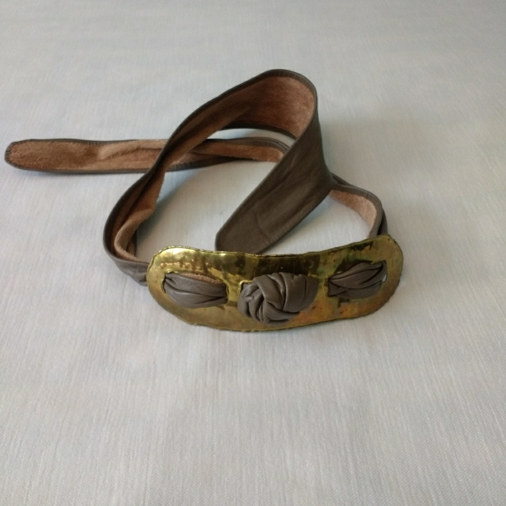 Leather Tie Belt